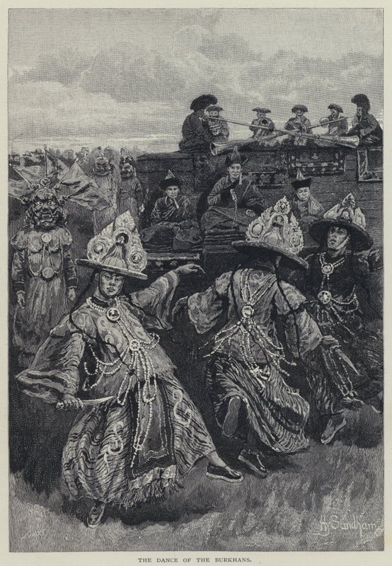 The dance of the Burkhans by Henry Sandham