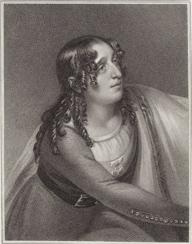 Miss Duncan in the character of Florence in The Curfew by Henry Singleton