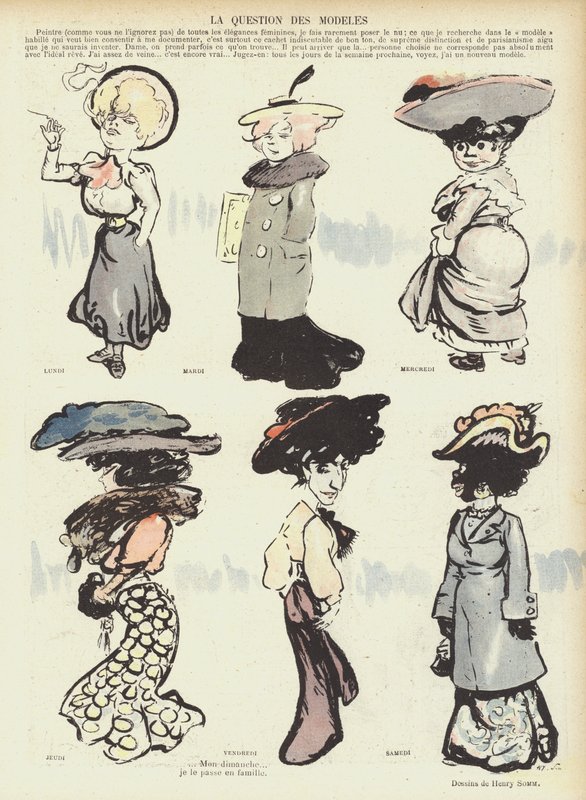 Illustration for Le Rire by Henry Somm
