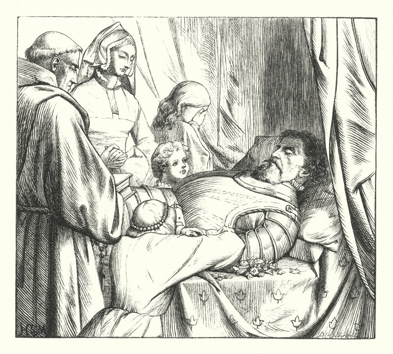 The Dirge of the Famous by Henry Stacey (after) Marks