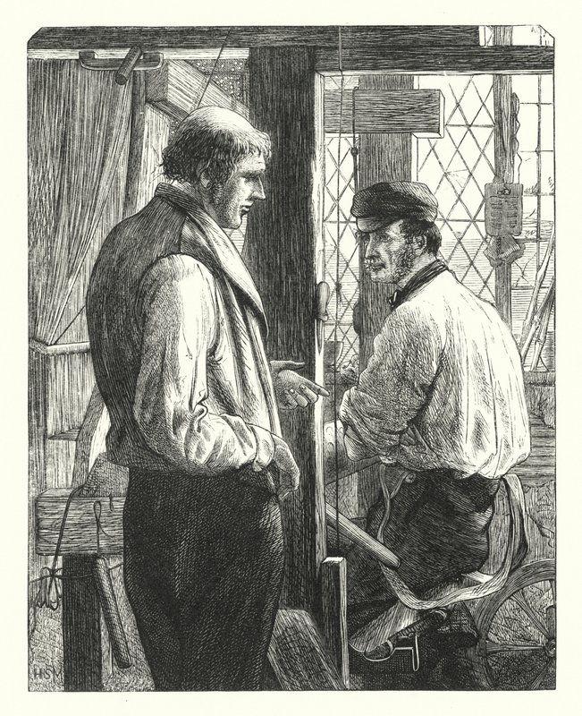 The Two Weavers by Henry Stacey (after) Marks