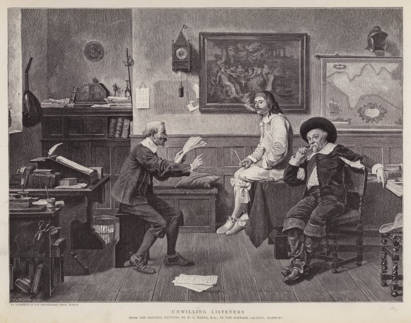 Unwilling Listeners by Henry Stacey (after) Marks
