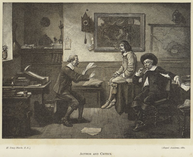 Author and Critic by Henry Stacey Marks