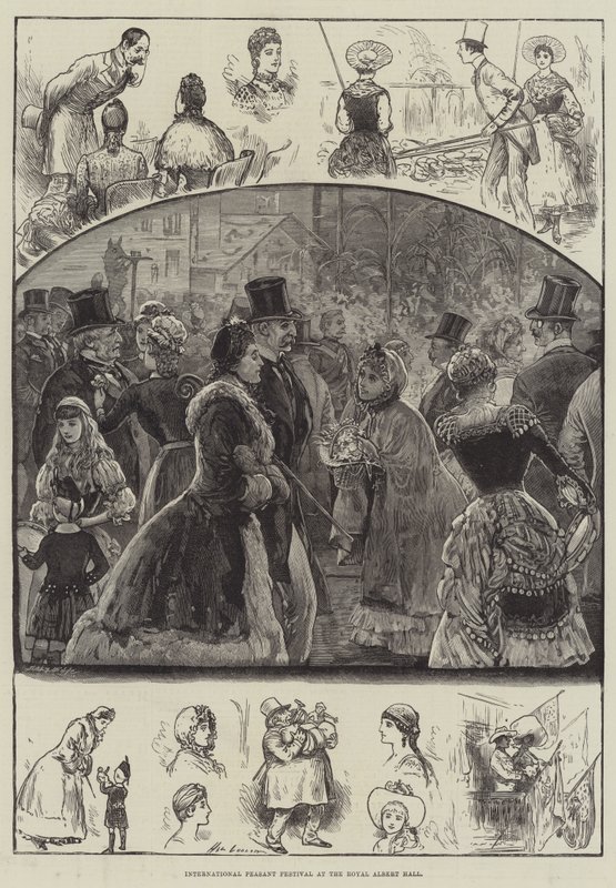 International Peasant Festival at the Royal Albert Hall by Henry Stephen Ludlow