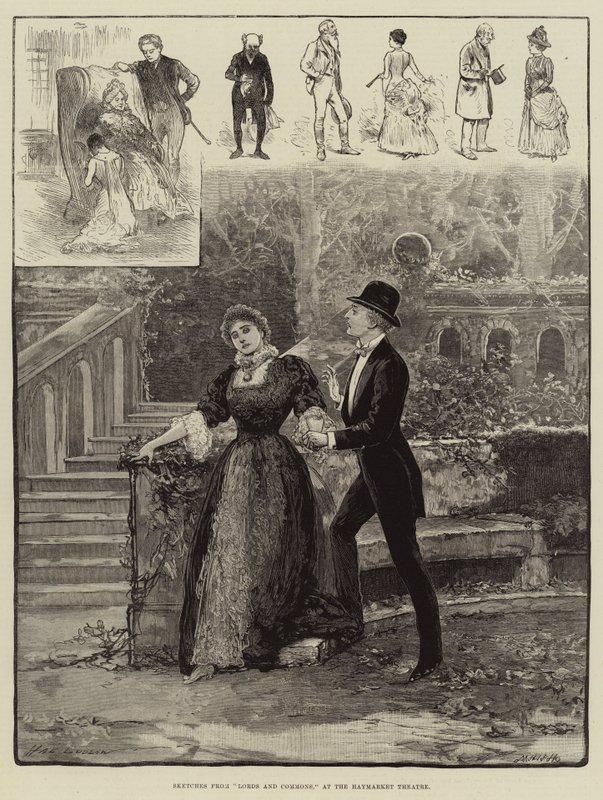Sketches from Lords and Commons, at the Haymarket Theatre by Henry Stephen Ludlow