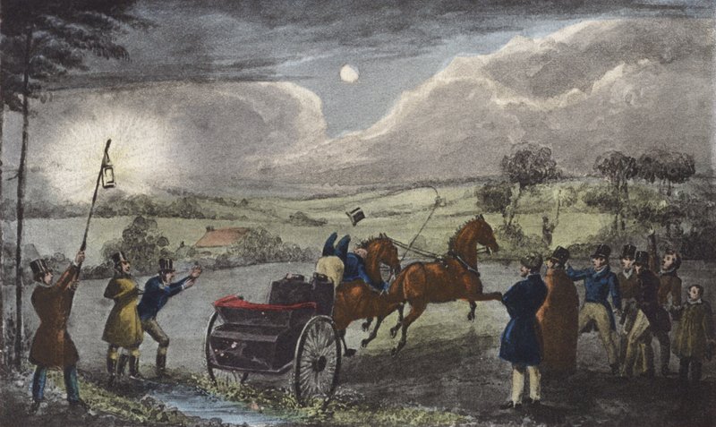 How to Cross a Country Comfortably After Dinner by Henry Thomas (after) Alken