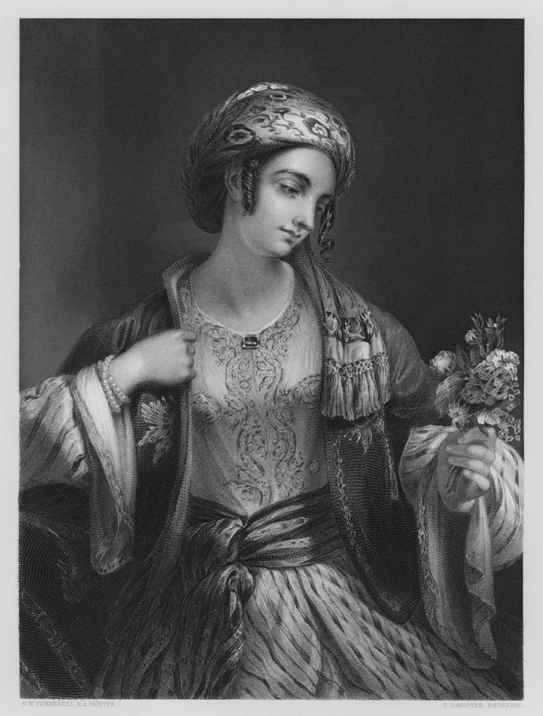 A Syrian Maid, from the Picture in the Vernon Gallery by Henry William (after) Pickersgill
