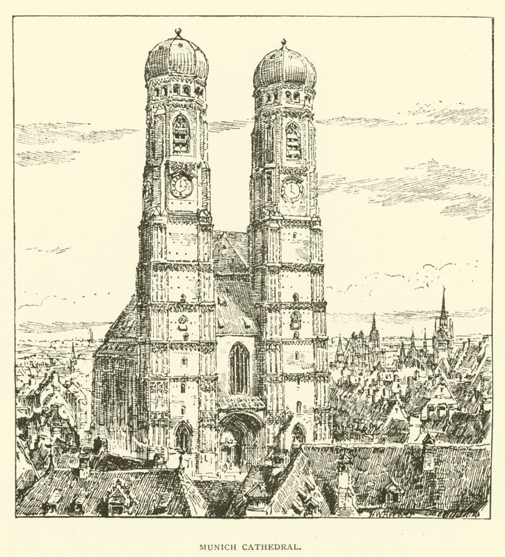 Munich Cathedral by Henry William Brewer