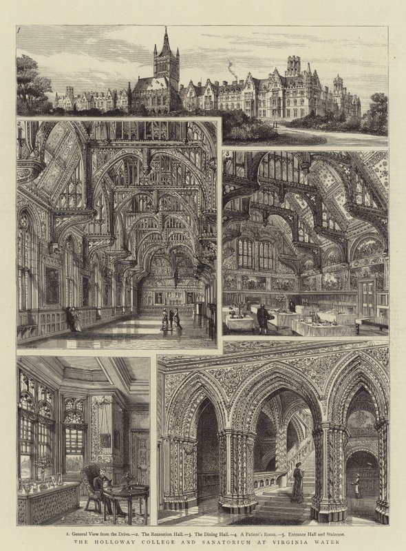 The Holloway College and Sanatorium at Virginia Water by Henry William Brewer