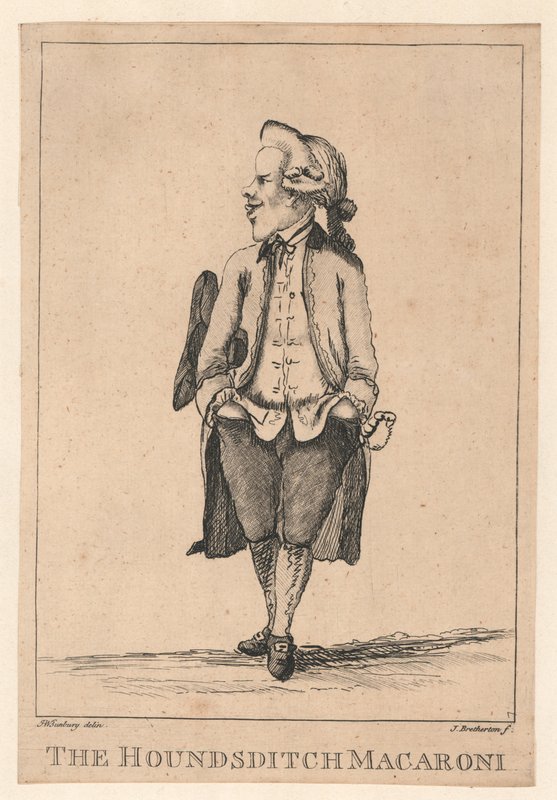 The Houndsditch Macaroni by Henry William Bunbury