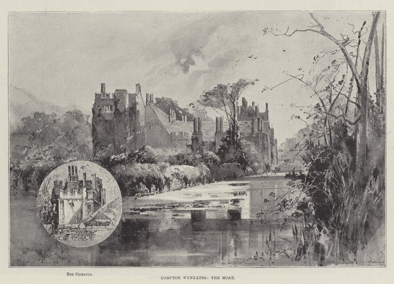 Compton Wynyates, the Moat by Herbert Railton
