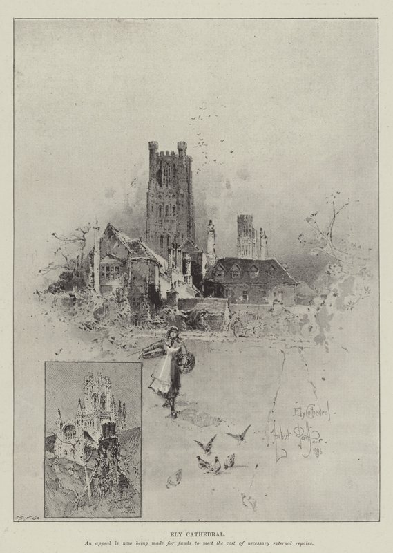 Ely Cathedral by Herbert Railton