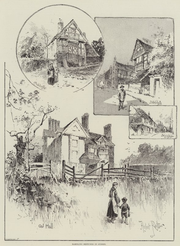 Rambling Sketches in Sussex by Herbert Railton