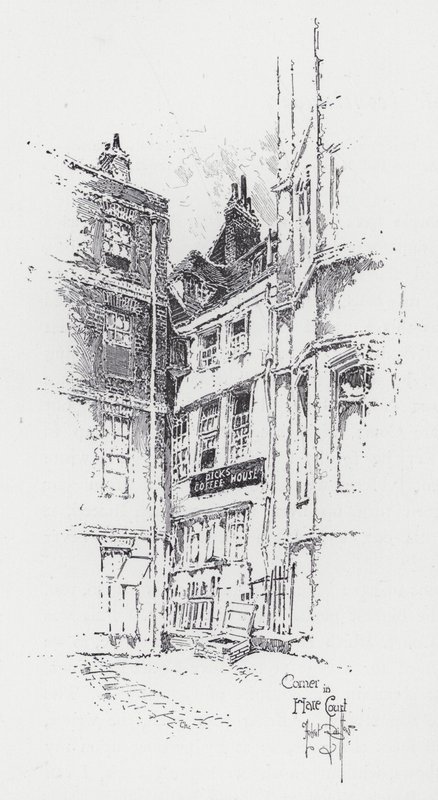 Corner in Hare Court by Herbert (after) Railton
