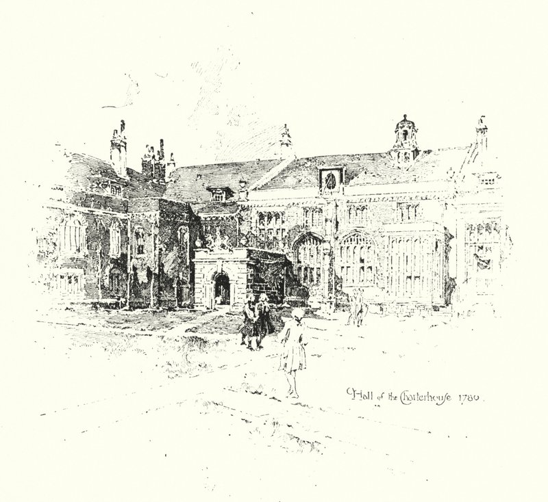 Hall at the Charterhouse, London by Herbert (after) Railton
