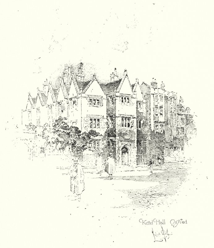 Kettel Hall, Oxford by Herbert (after) Railton