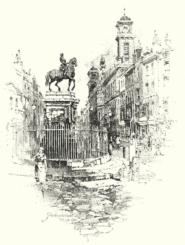 Northumberland House by Herbert (after) Railton