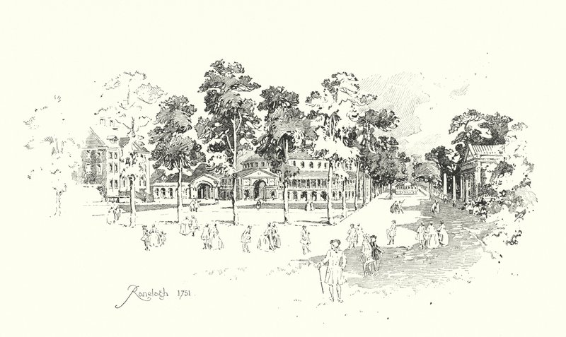 Ranelagh Gardens, London by Herbert (after) Railton