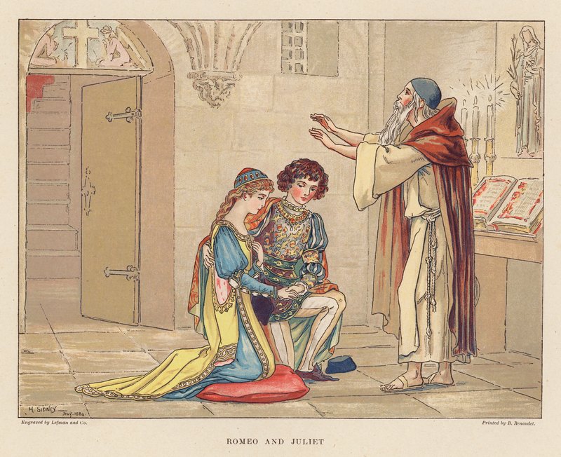 Shakespeare for the Young: Romeo and Juliet by Herbert (after) Sidney