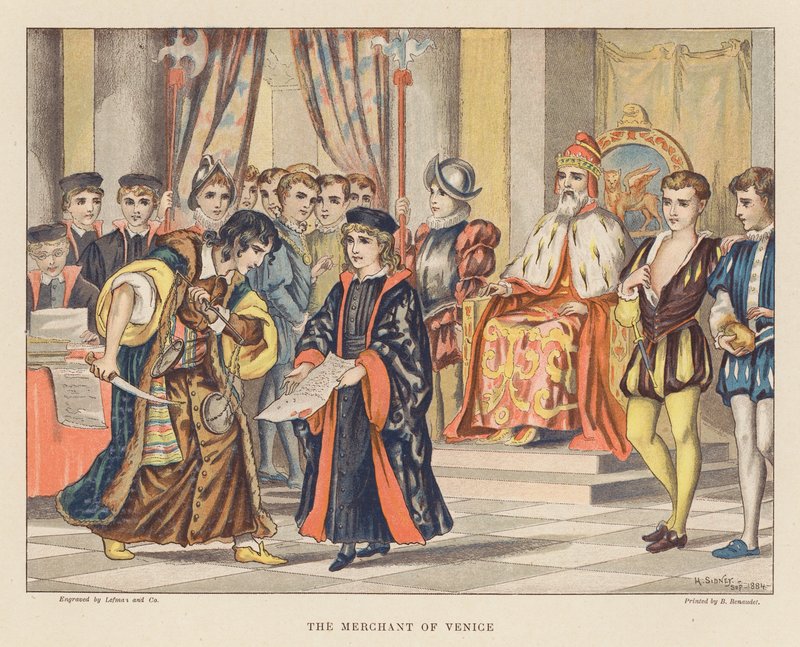 Shakespeare for the Young: The Merchant of Venice by Herbert (after) Sidney