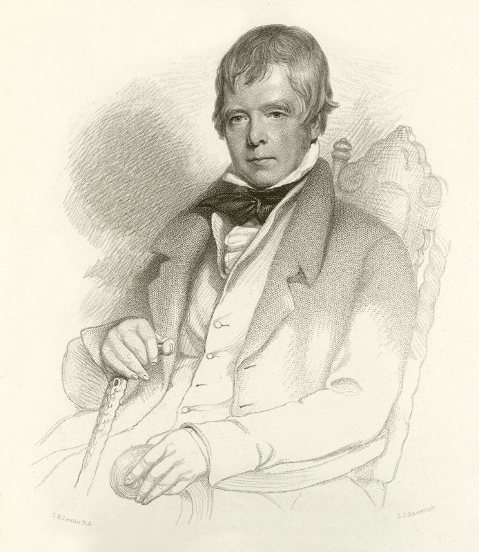 Sir Walter Scott by Herbert Gustave Schmalz
