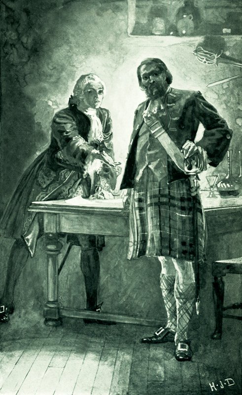 Prince Charles appeals to Cameron of Lochiel to join his cause by Herbert James Draper
