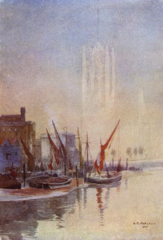 Autumn Morning, Millbank by Herbert Menzies (after) Marshall