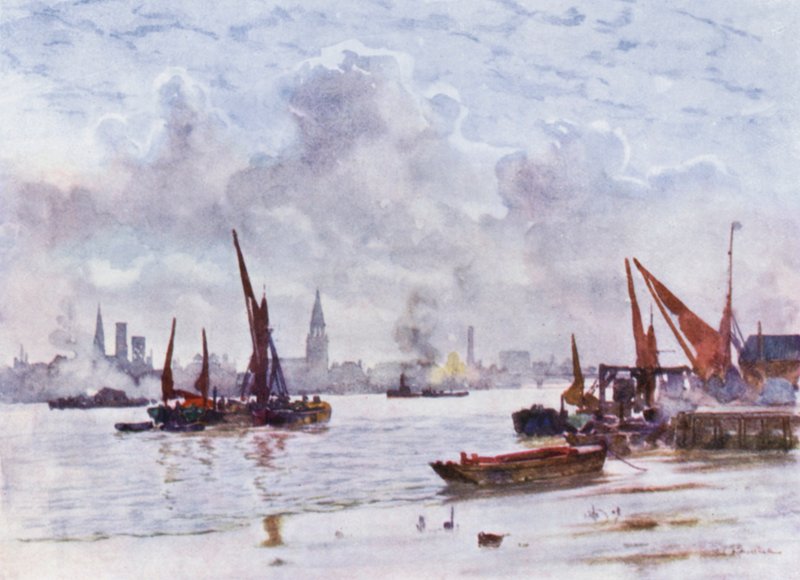 Battersea Reach by Herbert Menzies (after) Marshall
