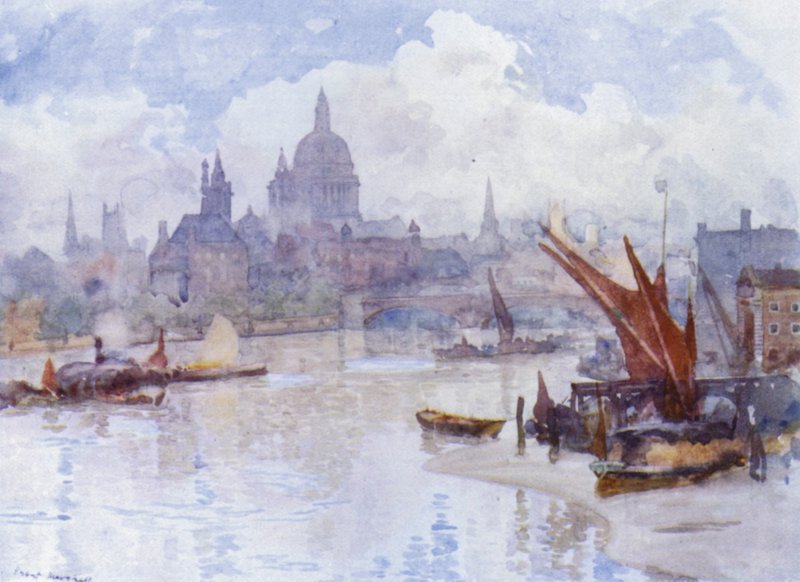 Blackfriars Reach by Herbert Menzies (after) Marshall