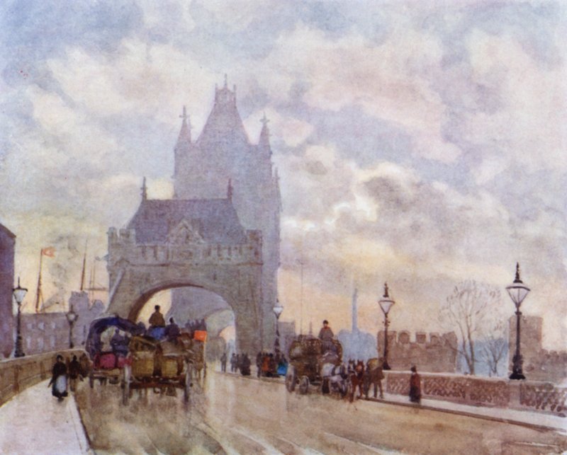 On Tower Bridge by Herbert Menzies (after) Marshall