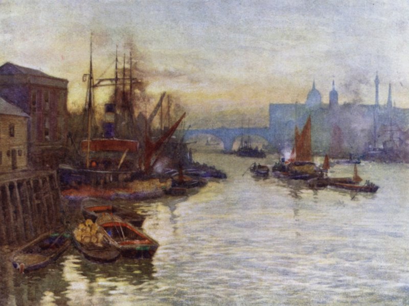 The South Foreshore of the Pool by Herbert Menzies (after) Marshall