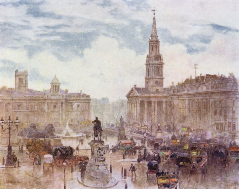 Trafalgar Square by Herbert Menzies (after) Marshall