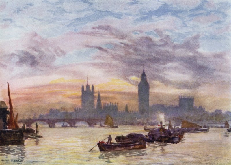 Westminster Towers by Herbert Menzies (after) Marshall