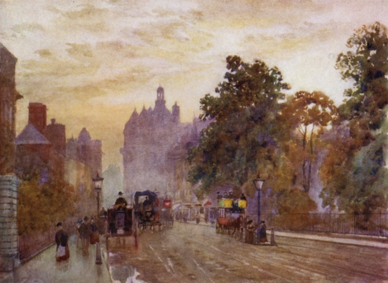 Westward from Hyde Park Corner by Herbert Menzies (after) Marshall