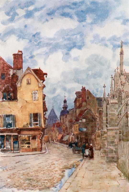 A Street in Troyes by Herbert Menzies Marshall