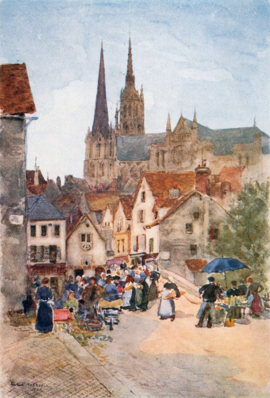 Rue de la Porte Guillaume, Chartres by Herbert Menzies Marshall