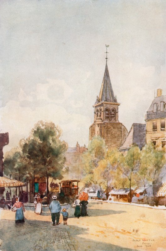 St. Germain des Pres, Paris by Herbert Menzies Marshall