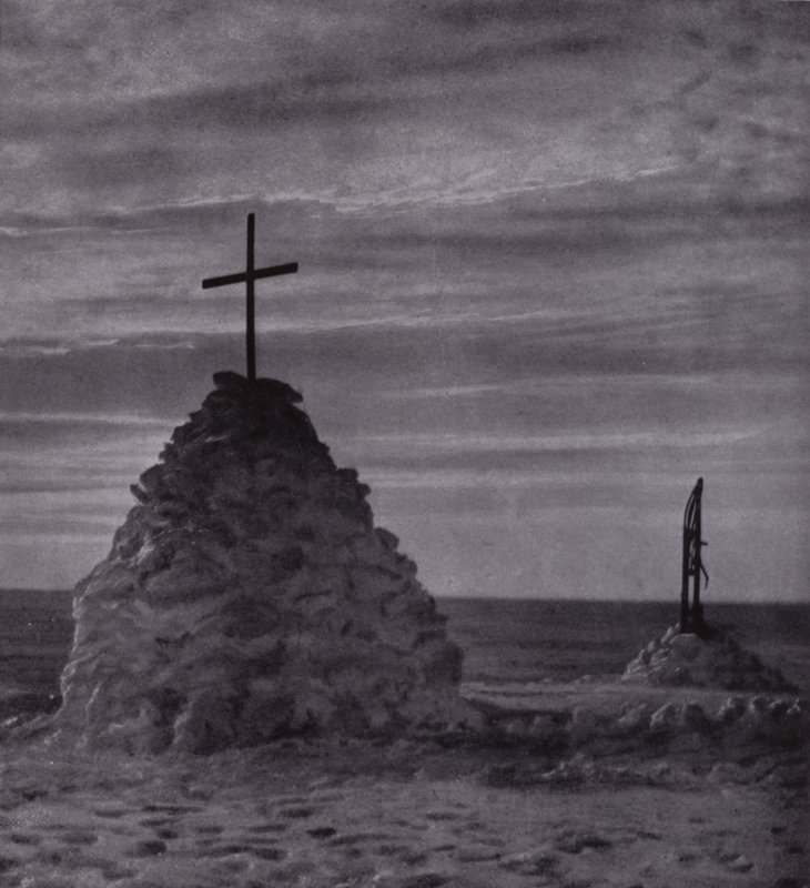 The Resting-Place of Scott and His Companions by Herbert Ponting