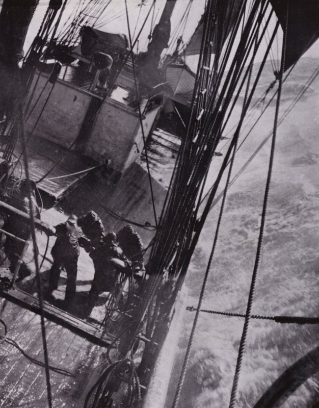 The Ship Heaved and Strained and Pitched Like a Cork by Herbert Ponting