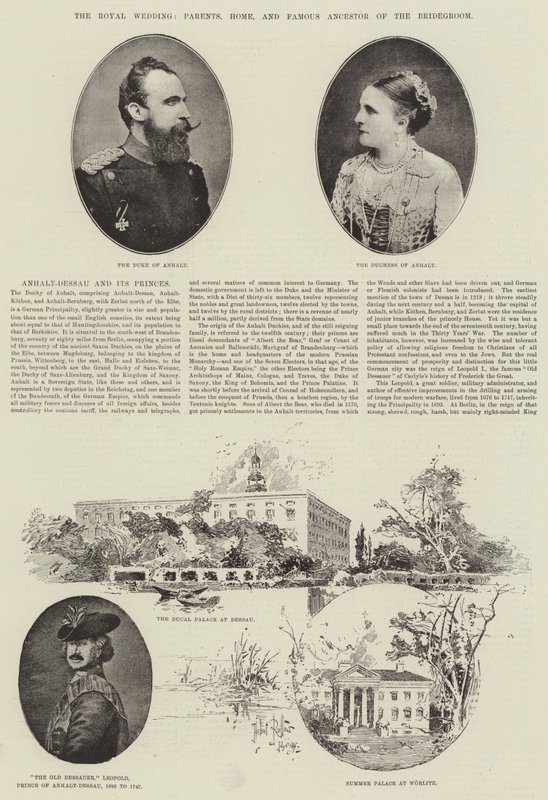 The Royal Wedding, Parents, Home, and Famous Ancestor of the Bridegroom by Herbert Railton