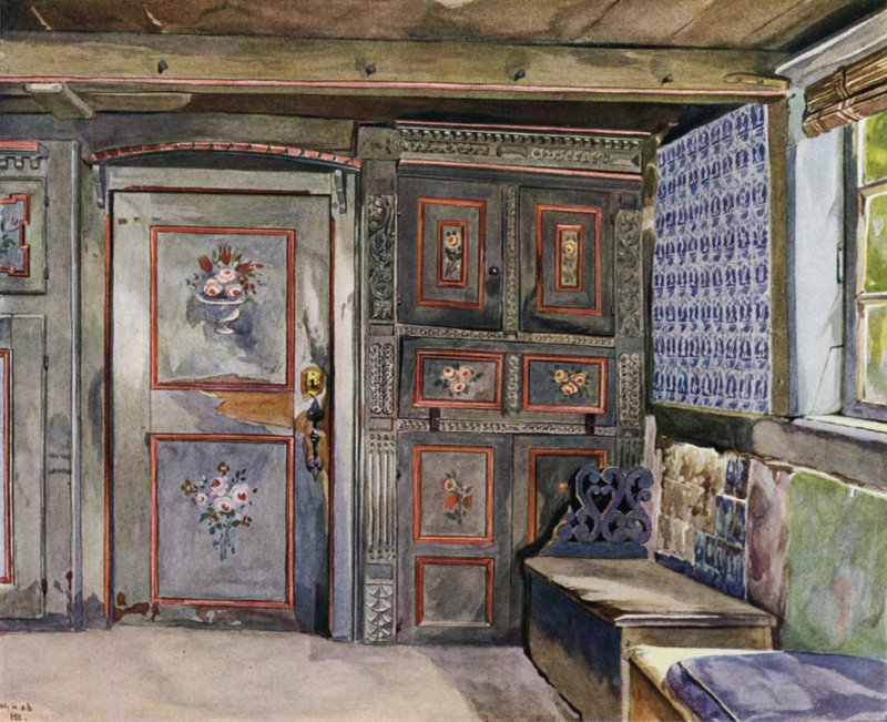 Part of the Hall in the Hufner House of Mr. Hittscher in Curslack by Hermann Haase