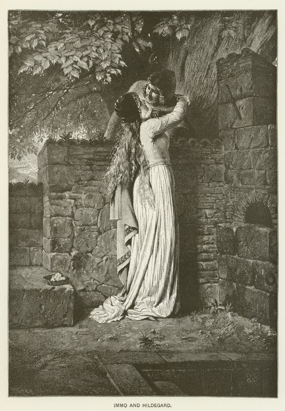 Immo and Hildegard by Hermann Kaulbach