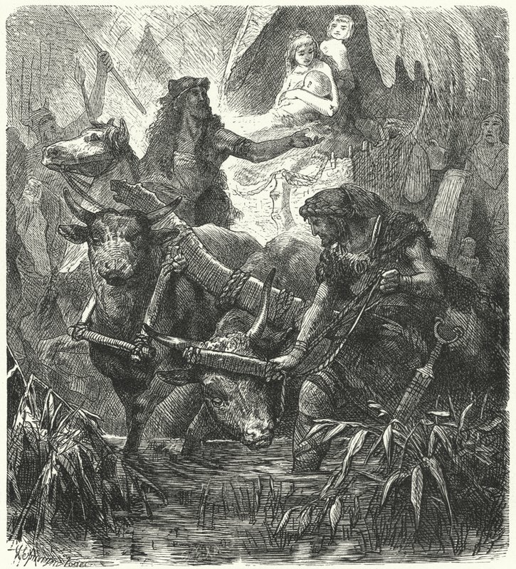 Migration of the ancient Aryans in India by Hermann Vogel