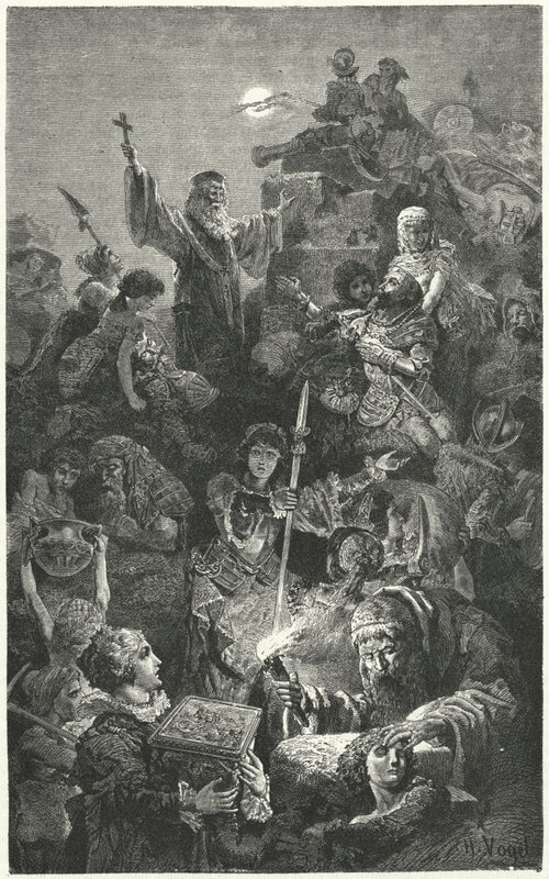 Siege of the Venetian City of Nicosia by the Ottomans, 1570 by Hermann Vogel