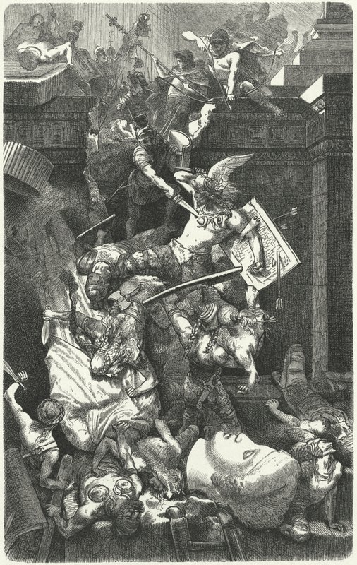The Vandals Attacking Rome, 455 by Hermann Vogel
