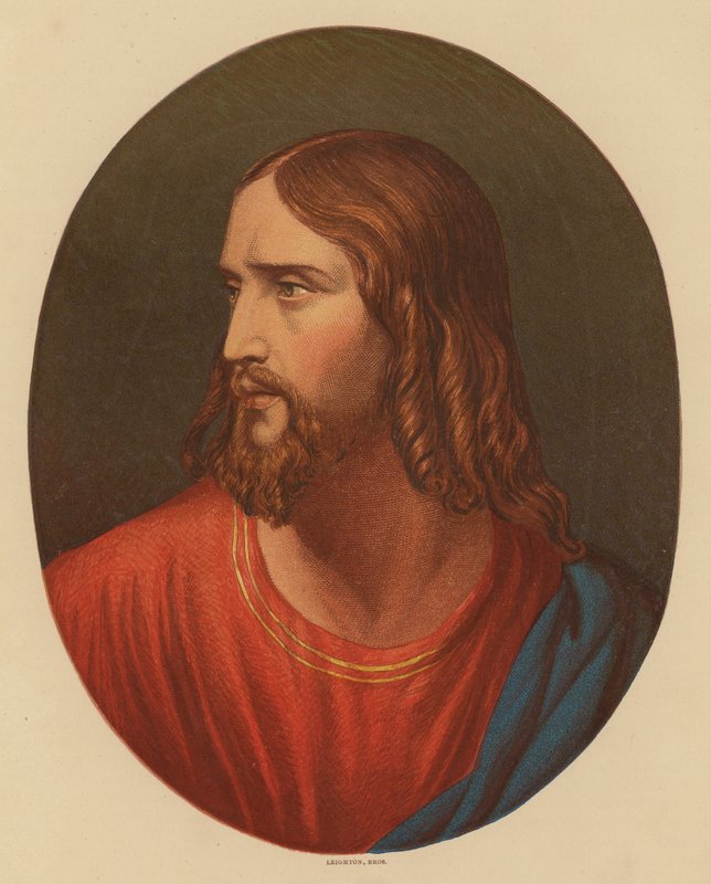 Head of Christ by Hippolyte (1797 1856) (after) Delaroche
