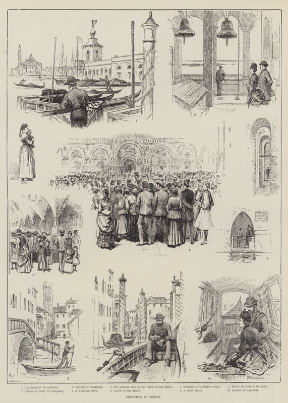 Sketches in Venice by Horace Petherick