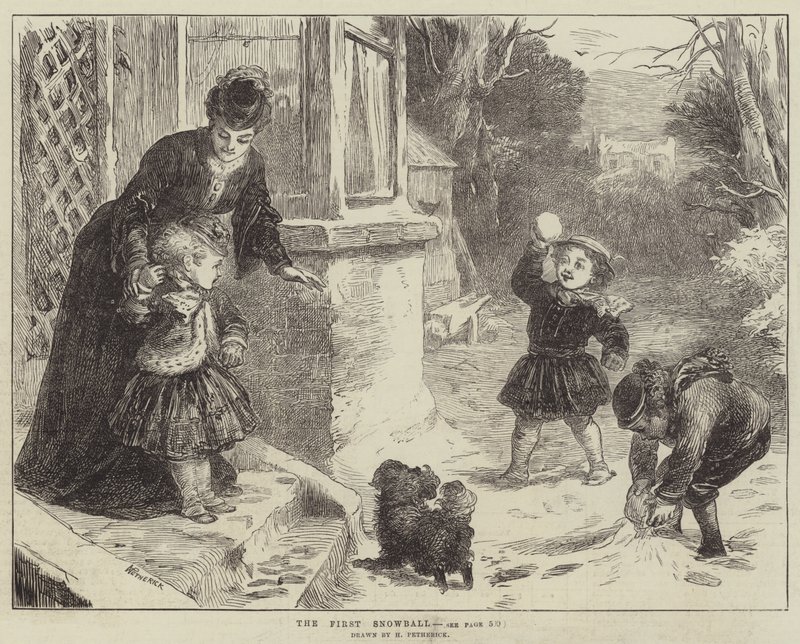 The First Snowball by Horace Petherick