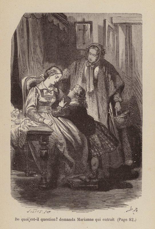 Illustration for Un Bon Petit Diable by Horace (after) Castelli