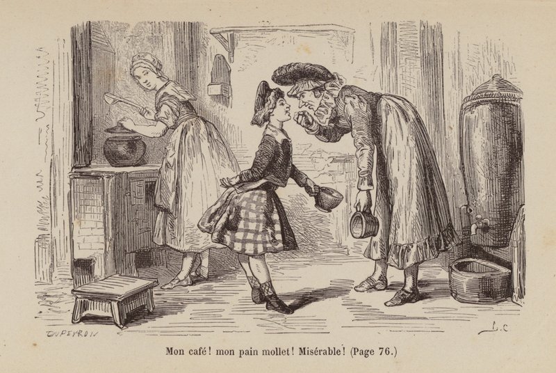 Illustration for Un Bon Petit Diable by Horace (after) Castelli